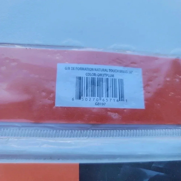 New 3X Glance Formation Natural Touch Braid 30” Plum Tangle Free OM3TPLUM - Picture 8 of 12